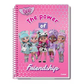 Caderno Espiral 80 Fls 1 Matéria Bff Friends Hip Credeal