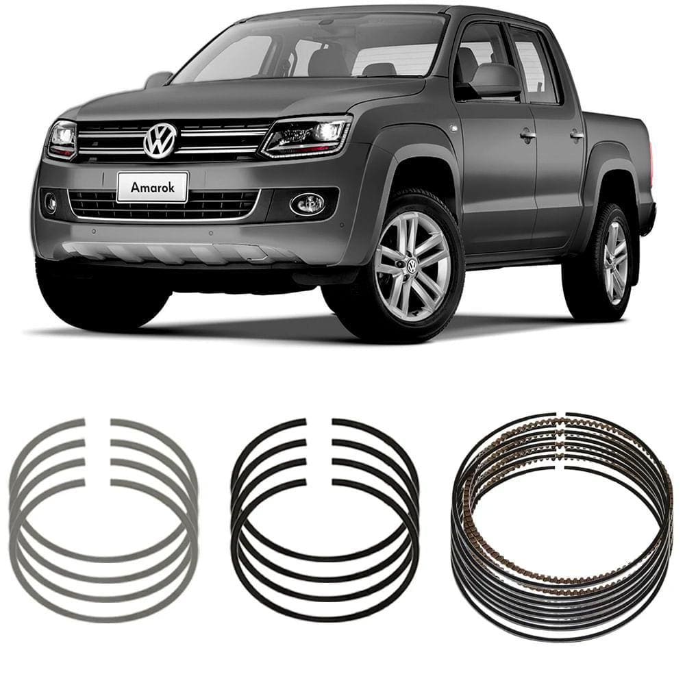 Jogo Anel Segmento STD Amarok 2.0 16V EA189 2010 a 2022