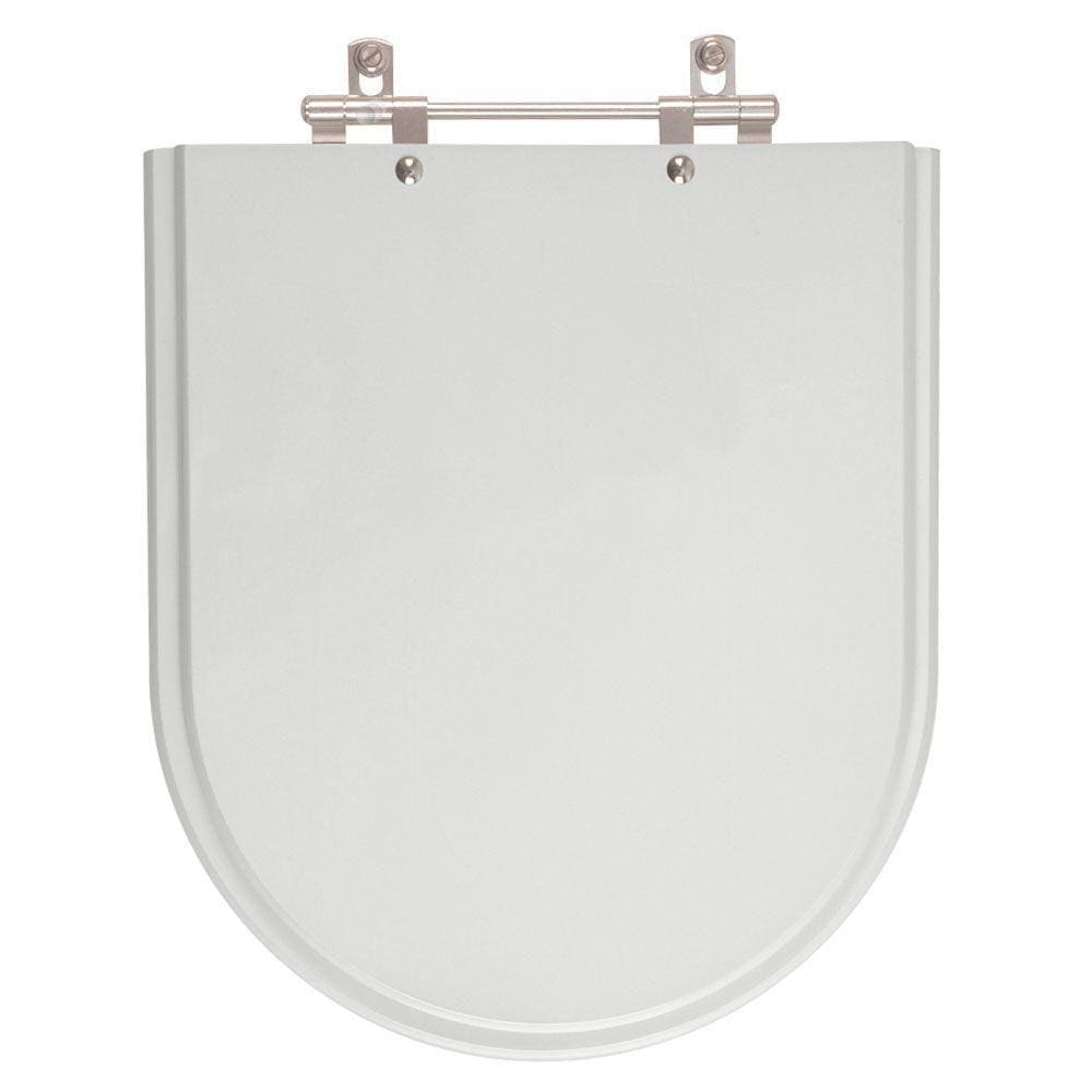 Assento Sanitario Poliester Silent Cinza para vaso Hervy