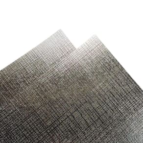 Papel Laminado Telado Pacote com 10 folhas A4 Prata - 250G/m²