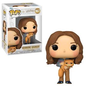 Boneco Funko Pop Harry Potter Hermione With Crookshanks