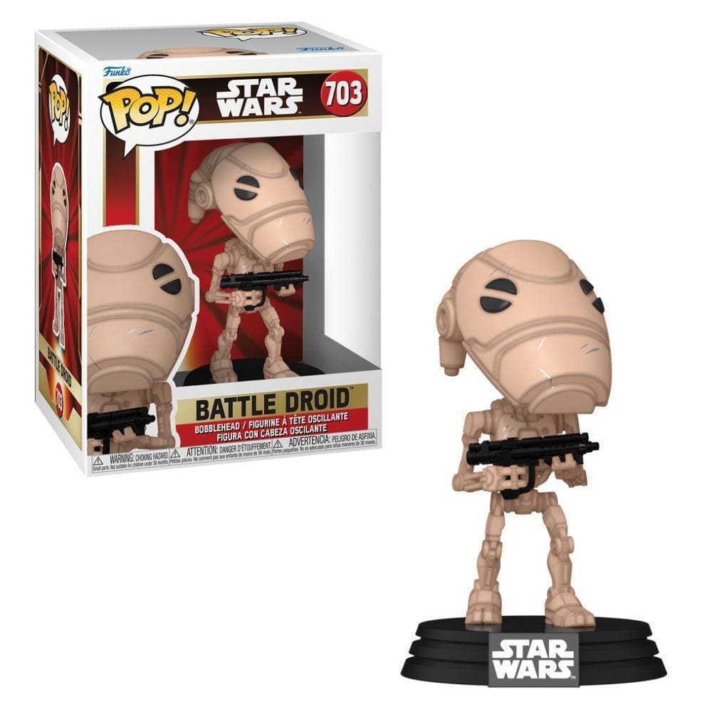 Boneco Funko Pop Star Wars Battle Droid