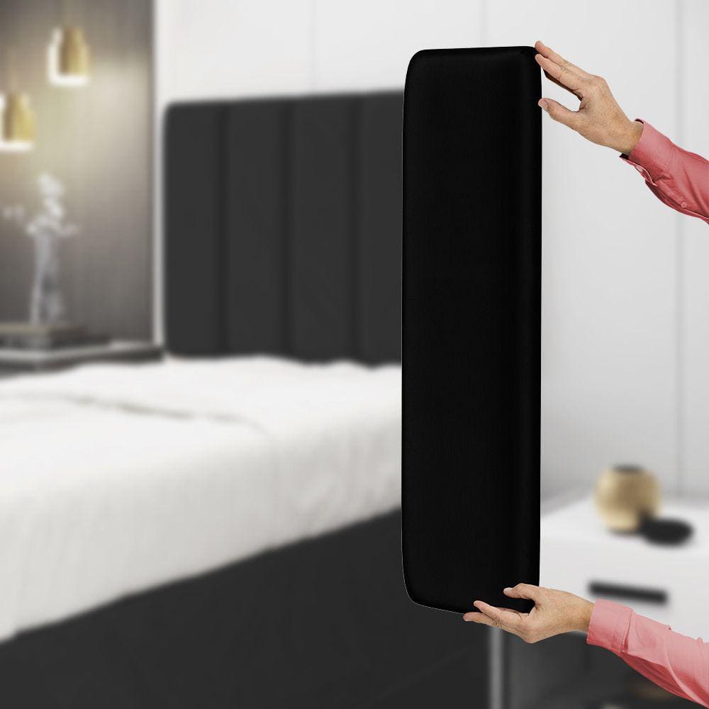Painel Modulado Nashira 60x20 Cm / N-024 Veludo Preto