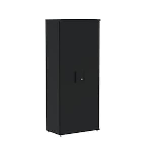 Armário para Escritório Alto 02 Portas Pivotante Aac1900 Preto