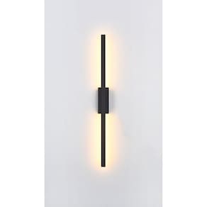 Arandela Tec l2cm c60cm acm 1xled Integrado 10w 3000k 620lm Ip20 Preto