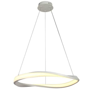 Pendente Mobius 1xled 24w Branco