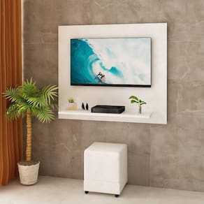 Painel Suspenso Para TV Até 32 Polegadas 90x78cm Branco