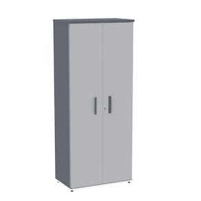 Armário para Escritório Alto 02 Portas Pivotante Aac1900 Cinza/Grafito