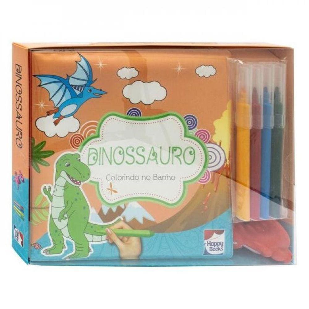 Colorindo No Banho: Dinossauro