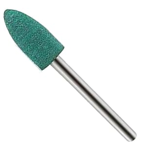 Ponta Montada 8Mm Borracha Cônica Haste 3Mm Micro Retifica
