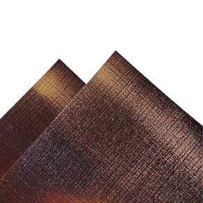 Papel Laminado Telado Pacote com 10 folhas A4 Rosê Gold - 180G/m²