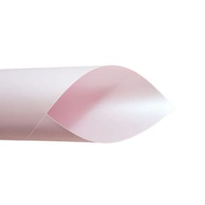 Papel Perolado 180g – Formato A4 Rosa Suave - 10 folhas