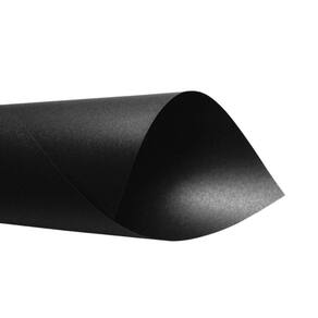 Papel Perolado 180g – Formato A4 Preto Ônix - 10 folhas