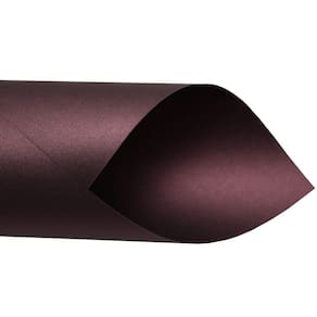 Papel Perolado 180g – Formato A4 Bordô Marsala - 20 folhas