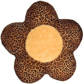 Almofada De Pelúcia Flor Onça 43 Cm Antialérgica