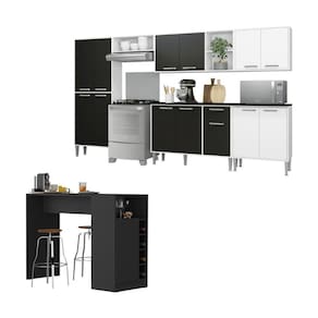 Armário Cozinha Modulado Bancada Americana Xangai Mp2206