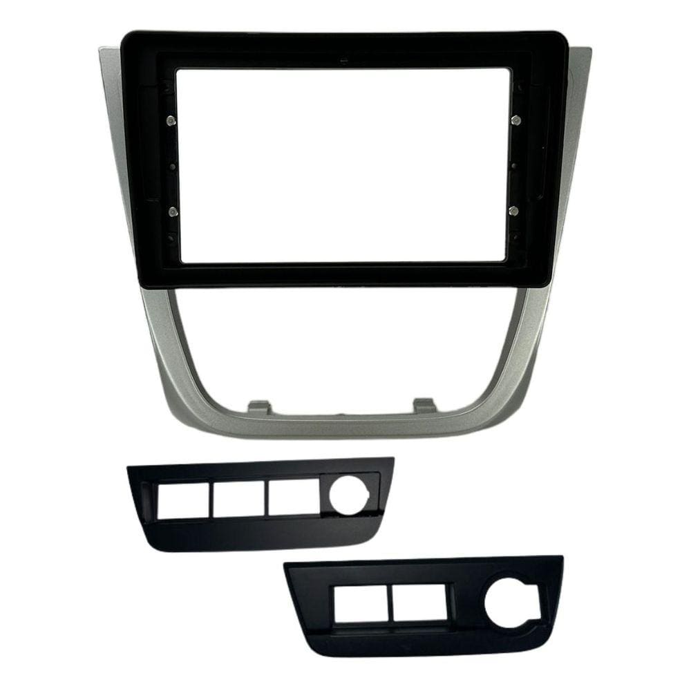 Moldura 9 Flutuante VW Gol Rallye e Saveiro Cross G5 Prata (Chinês) - Fiamon(5978)