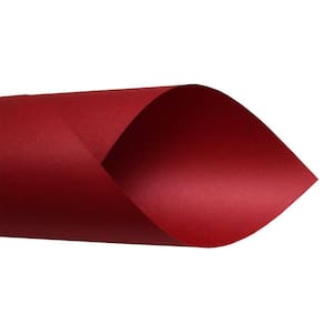 Papel Perolado 180g – Formato A4 Vermelho Pimenta - 10 folhas