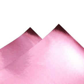 Papel Lamicote Laminado Pacote com 10 folhas  A4 Rosa - 250G/m²
