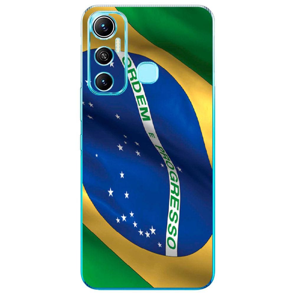 Capa Adesivo Skin628 Verso Para Infinix X689F Hot 11
