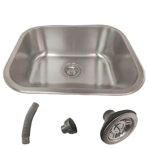 Tanque Lavanderia 30 Litros Aço Inox Lavabo Lava Roupa Valvula Sifao Casa