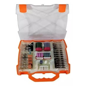 Kit Acessórios Micro Retífica 99 Pçs Fura Lixa Grava Maleta