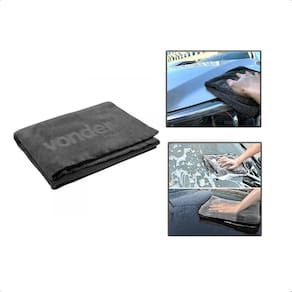 Toalha Microfibra Extramacia Seca Automotiva 60X40Cm Preto