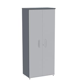 Armário para Escritório Alto 02 Portas Pivotante Aac1900 Grafito/Cinza