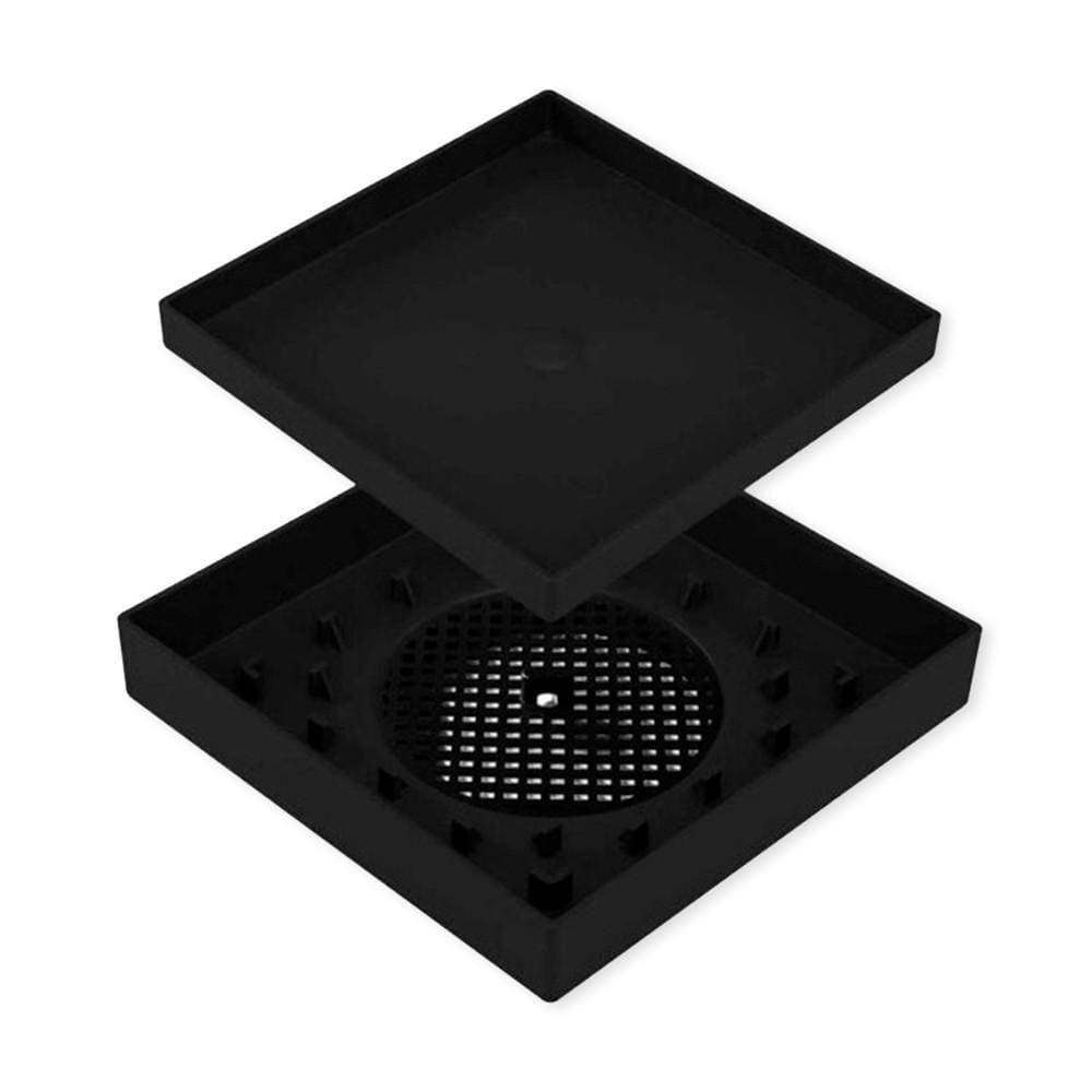 Ralo 15X15 Oculto Com Plástico Abs Para Piso E Porcelanato