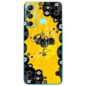 Capa Adesivo Skin354 Verso Para Infinix X689F Hot 11