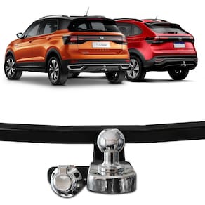 Engate Reboque Nivus T-Cross 2019 a 2024 Rabicho Fixo 700kg