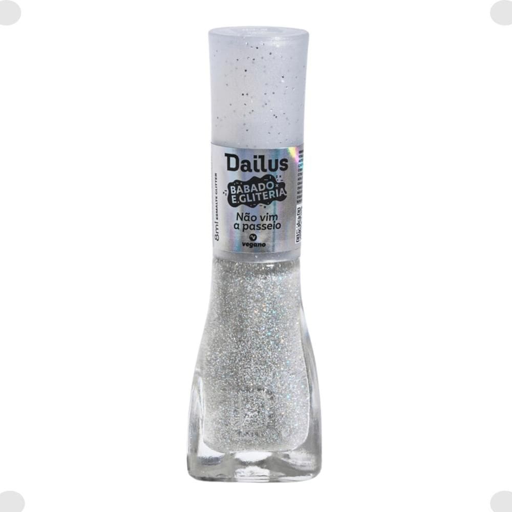 Esmalte Dailus Babado e Gliteria Não Vim A Passeio 8ml