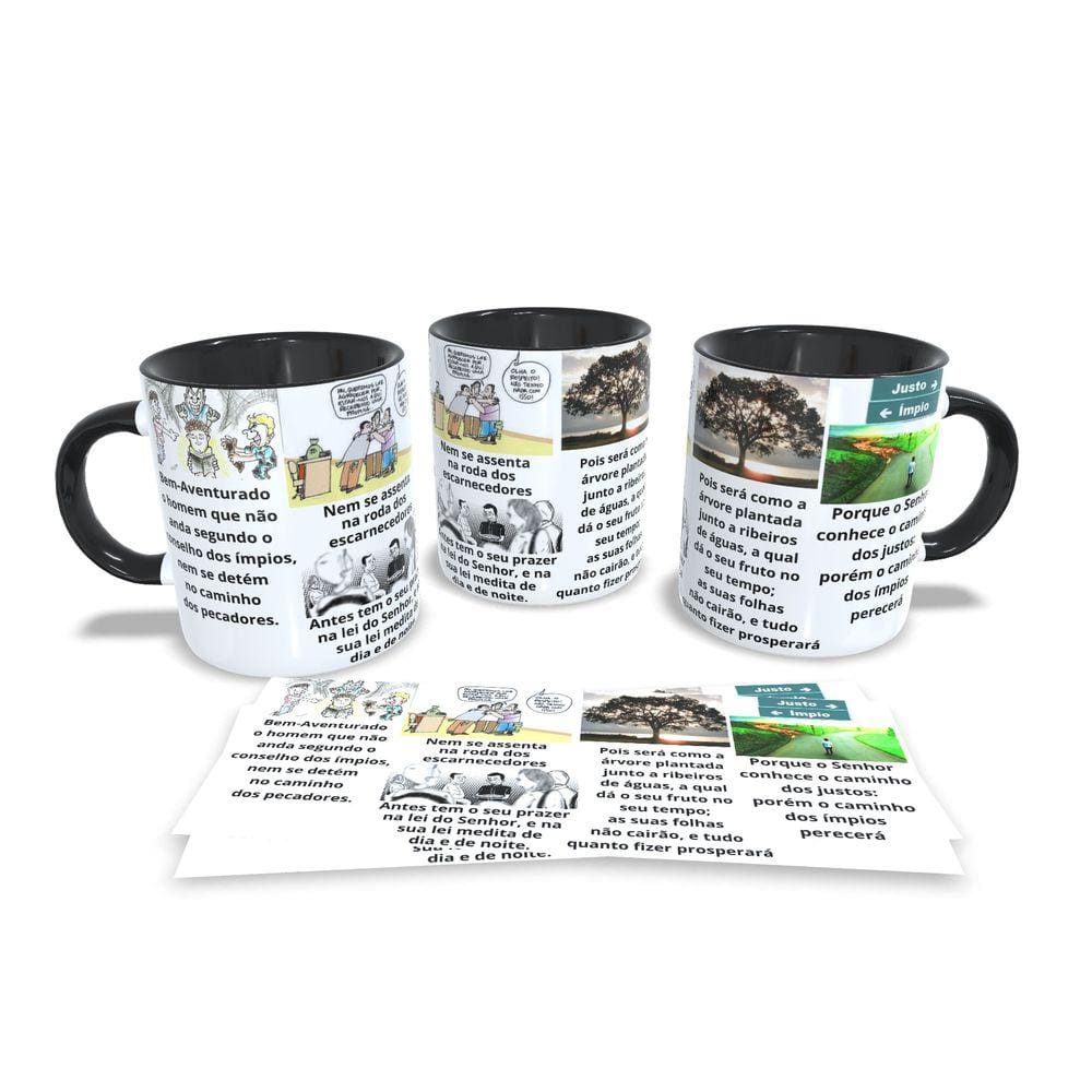 Canecas Personalizadas Coleção Salmos 1