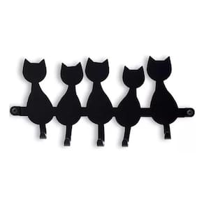 Porta Chaves Gatos Preto
