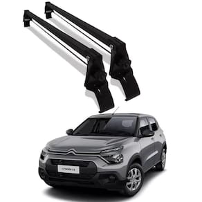 Rack Teto Citroen C3 2022 A 2024 Fixado Entre Portas Preto