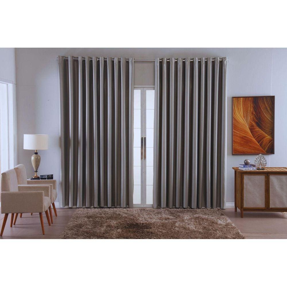 Cortina Blackout Em Tecido Ellegance Sala Quarto 3,00X2,80