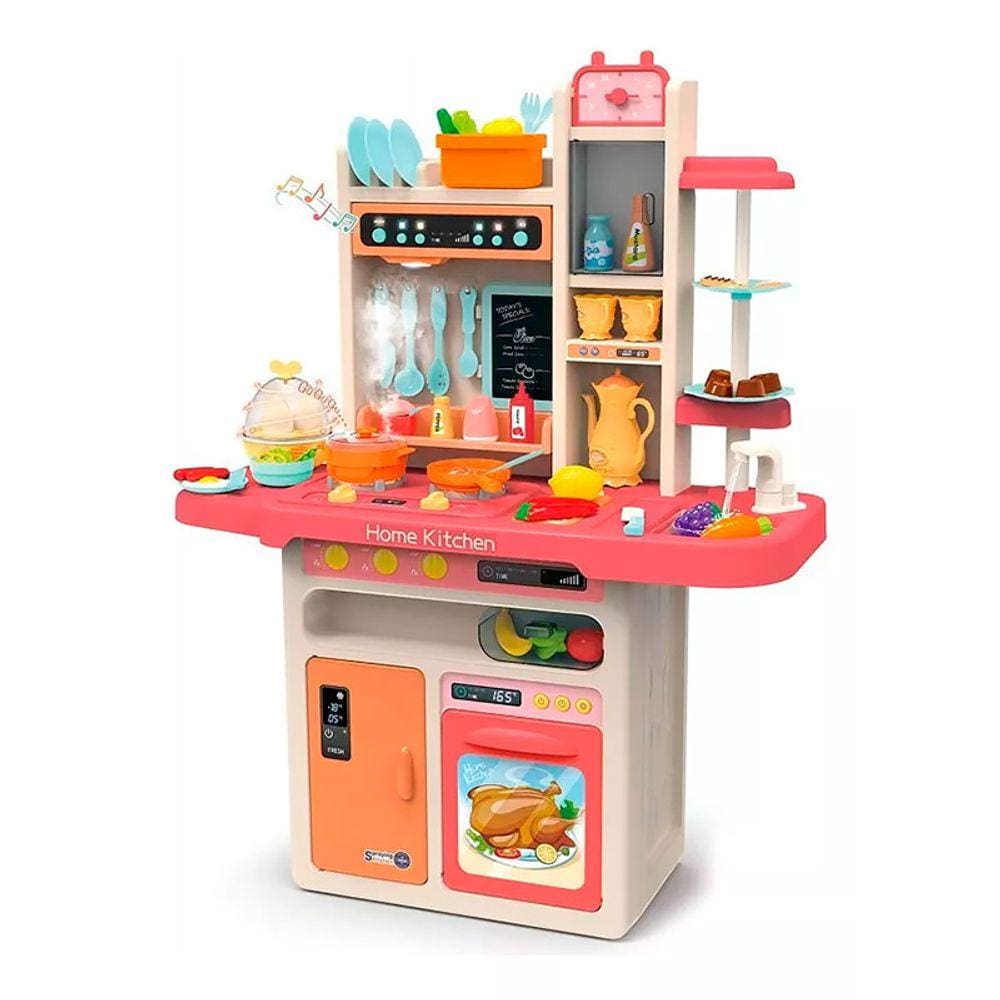 Cozinha de Brinquedo Moderna 65 pçs com Luz Sons e Água 889-162 - Dorémi