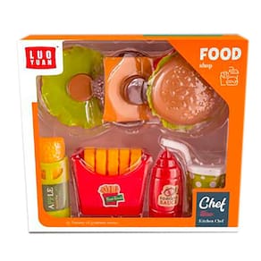 Comida de Brincar Kit de Fast Food Monte seu Hamburguer 8909 - Dorémi
