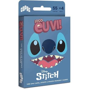 Jogo Cartas Copag Eu Vi! Disney Stitch Pense Rapido Achou?