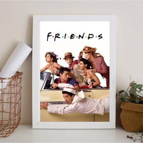 Quadro Decorativo Friends - Carro 33X24Cm