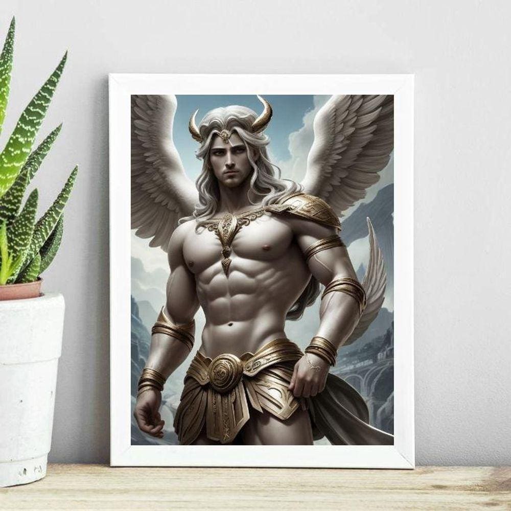 Quadro Deus Himeros - Arquétipo 24X18Cm