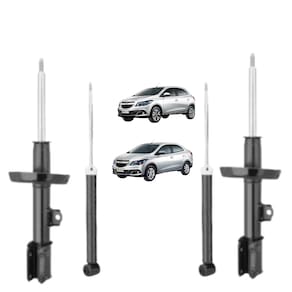 Jogo de Amortecedores Nakata Dianteiro+Traseiro Chevrolet Onix 2012 a 2019