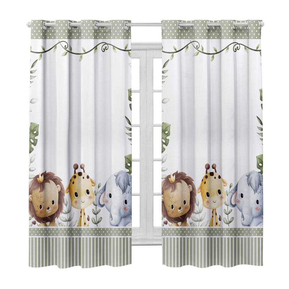 Cortina Infantil 3,00 X 2,20 Estampada Decorativa
