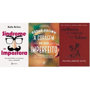Kit 3 Livros Síndrome Da Impostora + A Coragem Ser