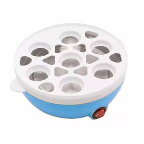 Cozedor Elétrico À Vapor Ovos Egg Cooker Azul