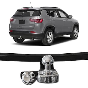 Engate Reboque Jeep Compass 2017 a 2023 Rabicho Fixo 700kg