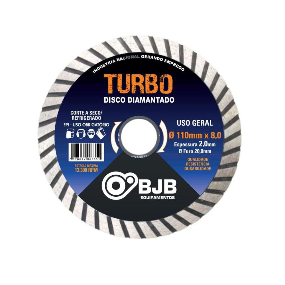 Disco De Corte Diamantado Turbo Para Makita Serra 20Mm