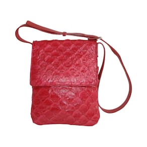 Bolsa Frank Nemeth, Modelo Maria Isabel, Em Pele De Pirarucu
