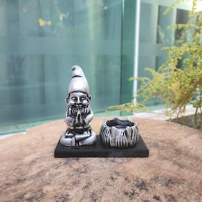 Duende Dumy Porta Incenso 12 cm Resina Decoração