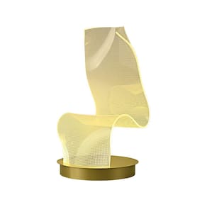 Abajur Skylight Sinuous 4023AB Led Bivolt